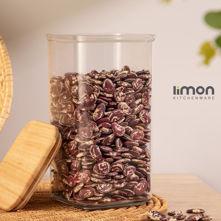 بانکه حبوبات شماره (1) لیمون درب چوبی-مدل سارینا