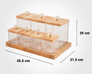 ابعاد ست بانکه و ادویه لیمون