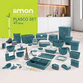 ست جهیزیه ۴۹ پارچه لیمون طرح بافت مناسب جهیزیه عروس