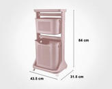 سبد رخت دو طبقه طرح بافت لیمون