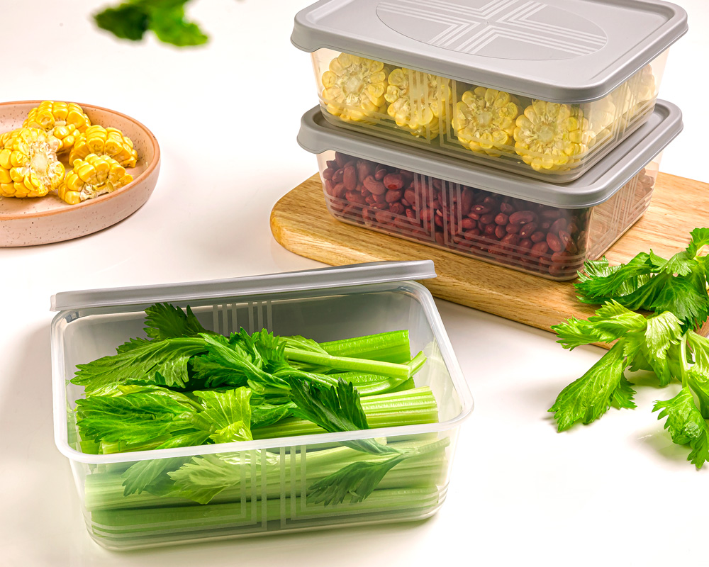 ظرف فریزری ۲/۵ لیتر ۳‌عددی لیمون